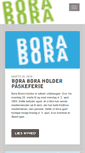 Mobile Screenshot of bora-bora.dk